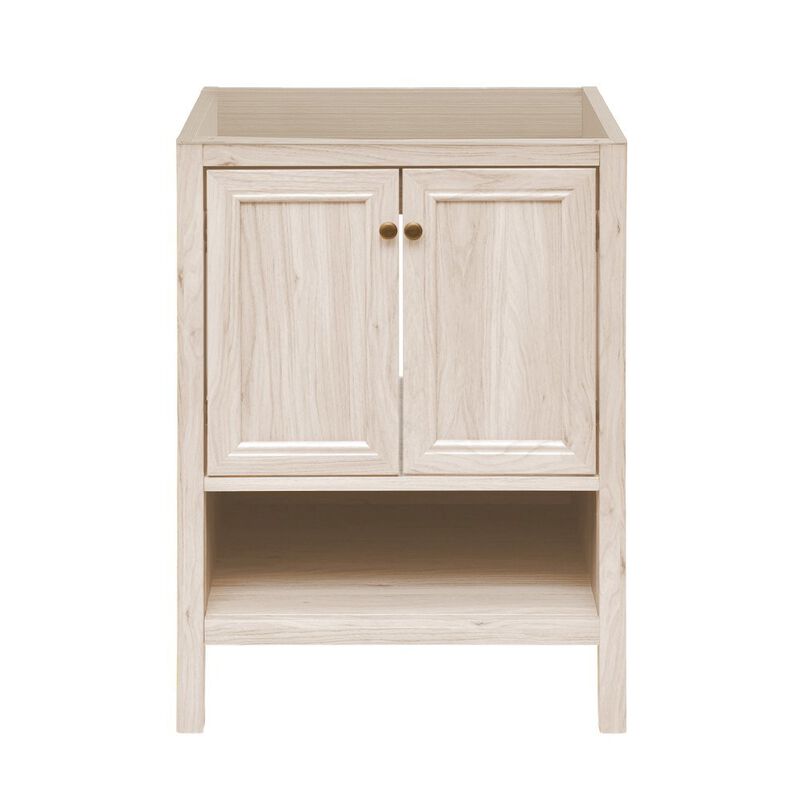 Chateau 24" Freestanding Bathroom Vanity Cabinet without Top in White Oak image number 0