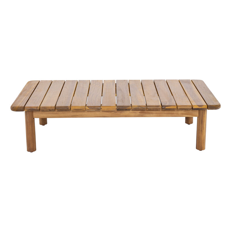 Christopher Knight Home Masaki Modern Acacia Wood Patio Coffee Table image number 0