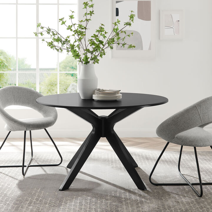 Modway - Traverse 47" Dining Table Black Black