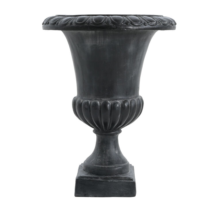 Christopher Knight Home Novare Outdoor Mid-Century Modern Lightweight Concrete Handcrafted Garden Urn