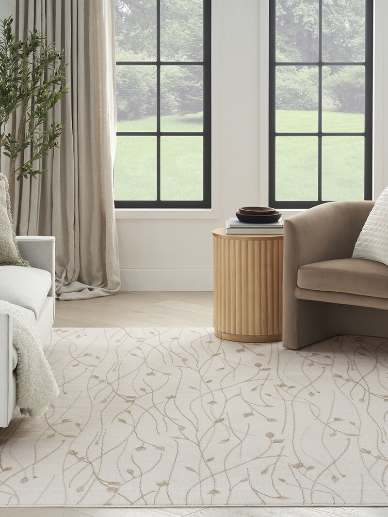 Grafix GRF15 Ivory/Beige 7'10" x 9'10" Rug