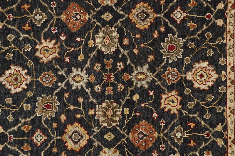 Carrington 6500F Black/Gold/Gray 3'6" x 5'6" Rug