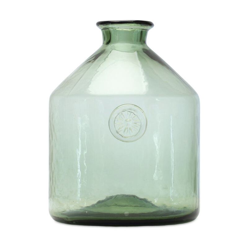 Decorative Cylinder Glass Vase &ndash; Modern Vase for Dining, Coffee Table, or Entryway