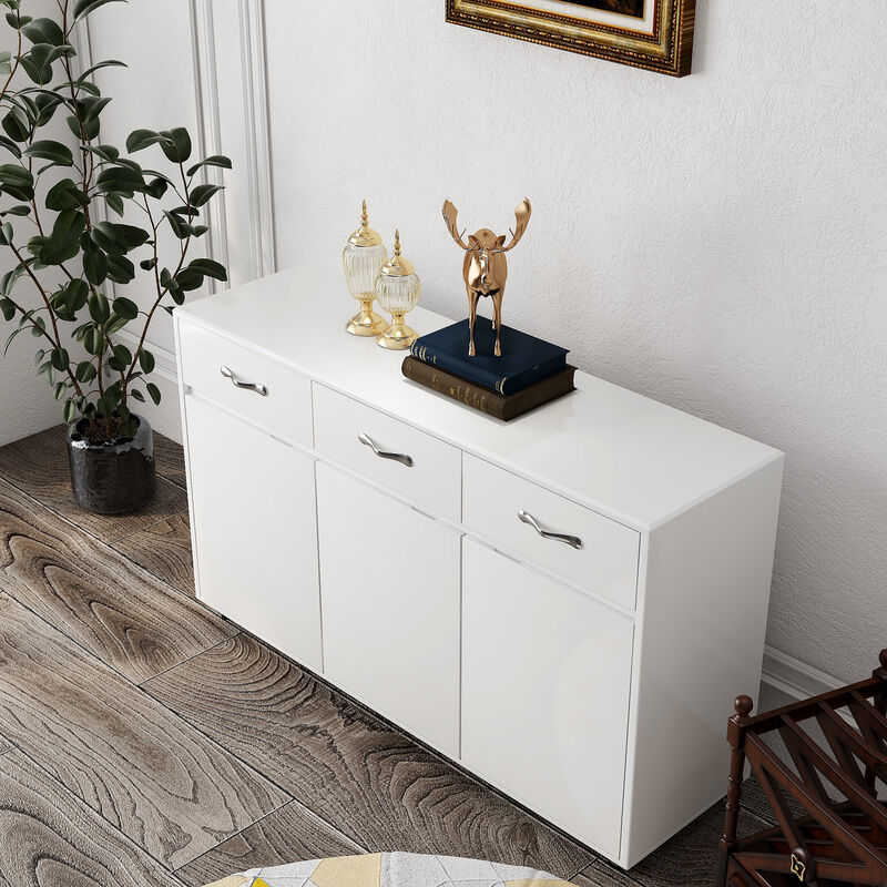 Sideboard with Metal Drawer Slides image number 1