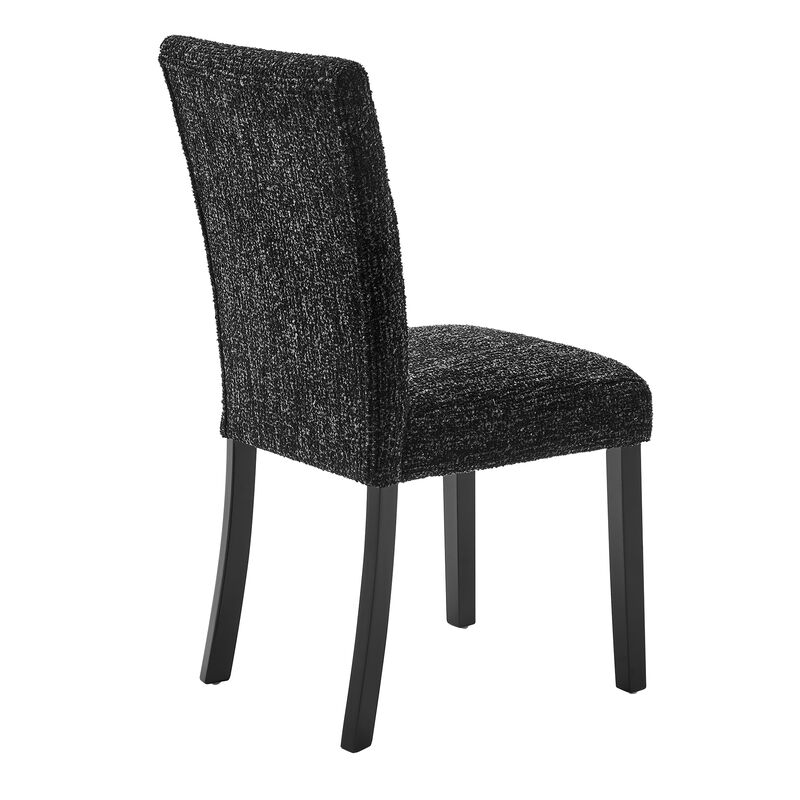 Black Modern Dining Chairs Set of 2 image number 3