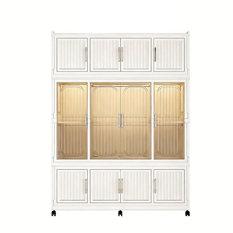 Clihome Portable Wardrobe Closet Organizer for Clothes,Clothes Dresser,Baby Wardrobe Storage Cabinet image number 0
