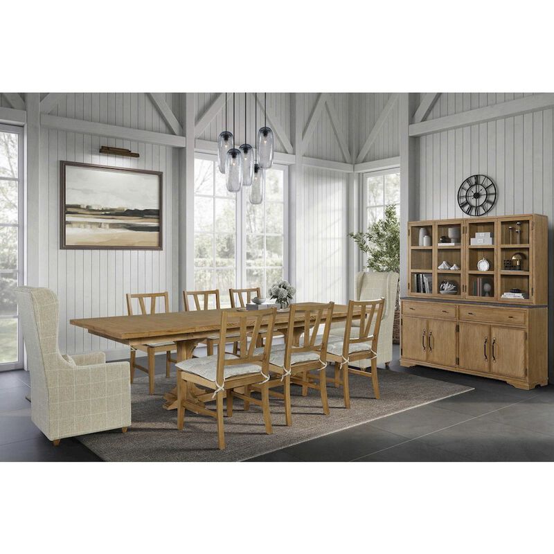 Magnolia 2 Piece Cabinet (Hutch & Buffet) - Cashew image number 2
