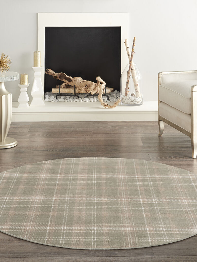 Grafix GRF03 Olive 8'6" x 12' Rug image number 3