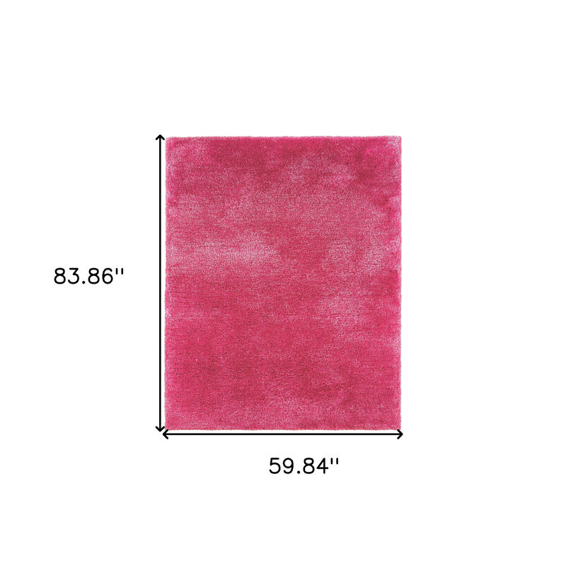 HomeRoots Shag Hand Tufted Area Rug image number 3