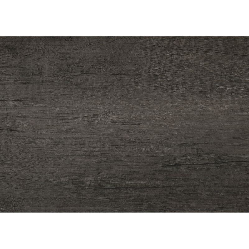 Nemy Nightstand, 2 Drawers, Gray Melamine Laminate, Drop Handles - Benzara