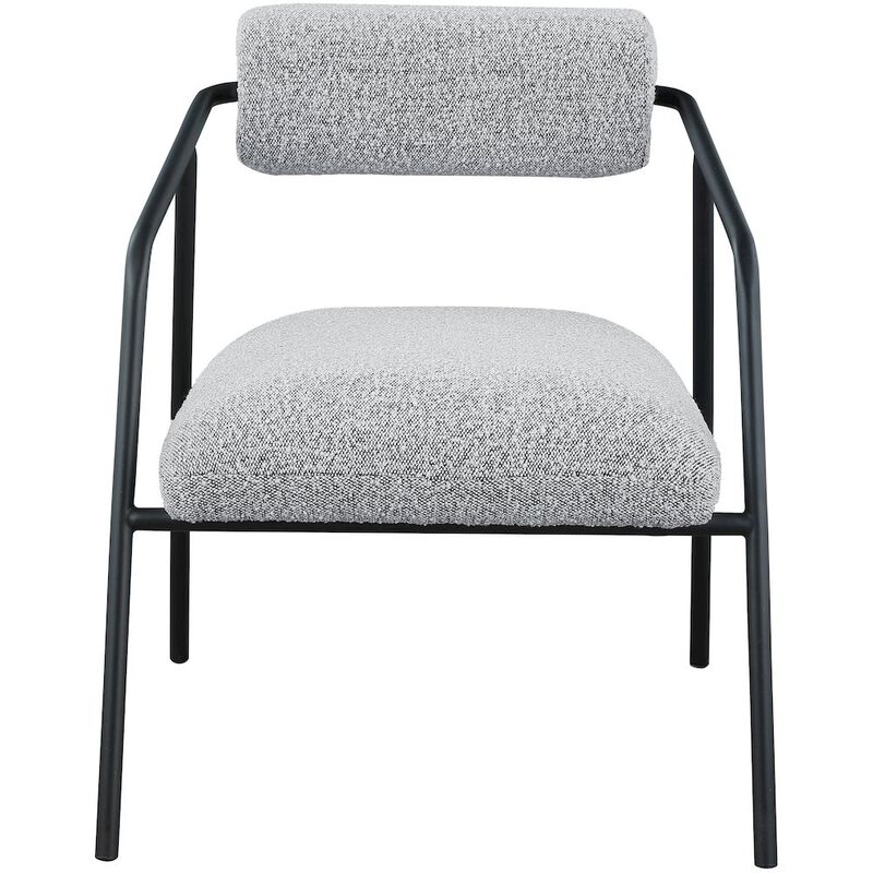 Meridian Furniture Carly Grey Fabric Accent Chair