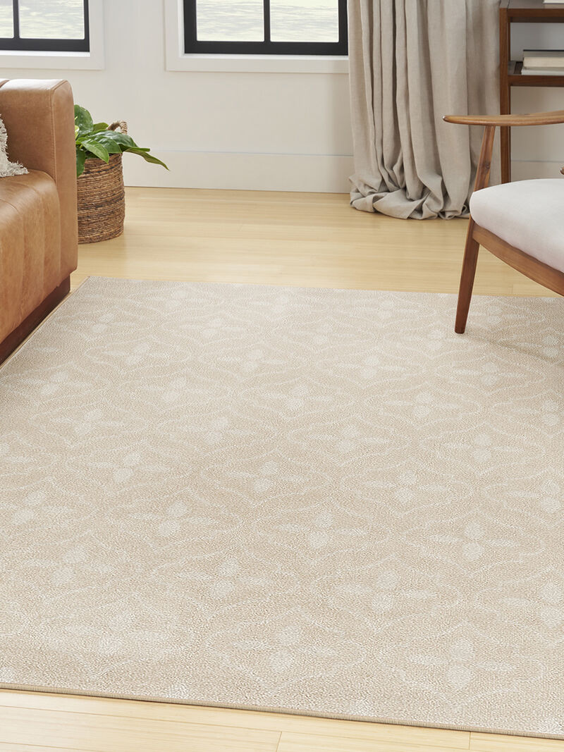 Nourison Essentials NRE04 Ivory/Beige 4' x 6' Rug