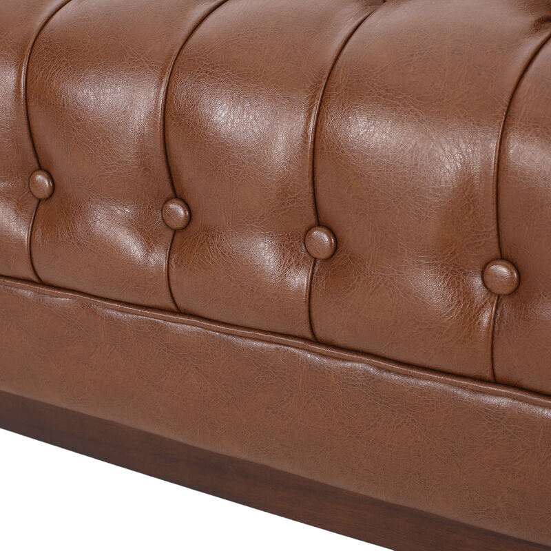 Bilkpa 3 seater PU sofa image number 2