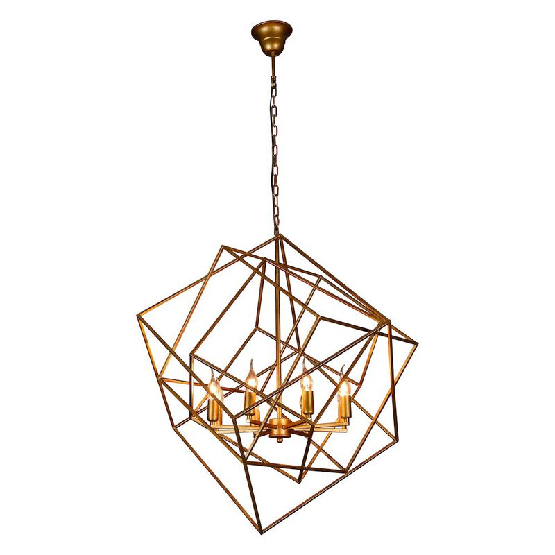 World Interiors Heritage Geometric Pendant with 8 Lights