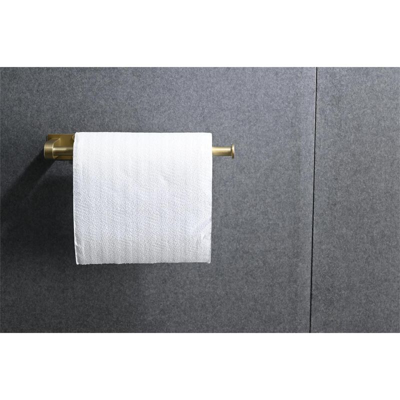 2 Pack Brushed Gold Paper Towel Holder Set