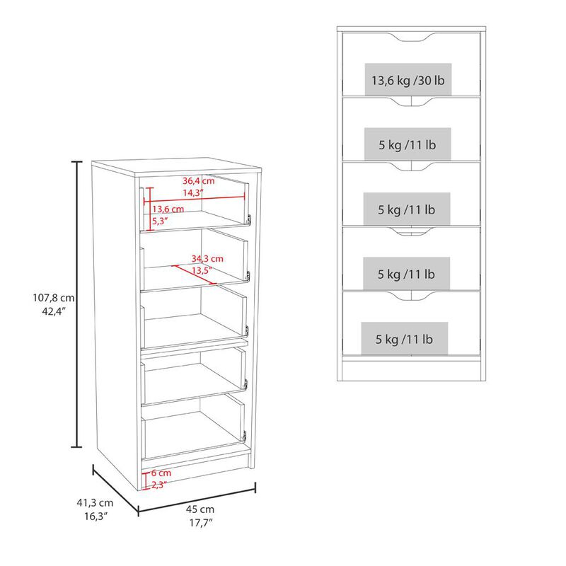 Kamran Dresser, Bedroom, Macadamia