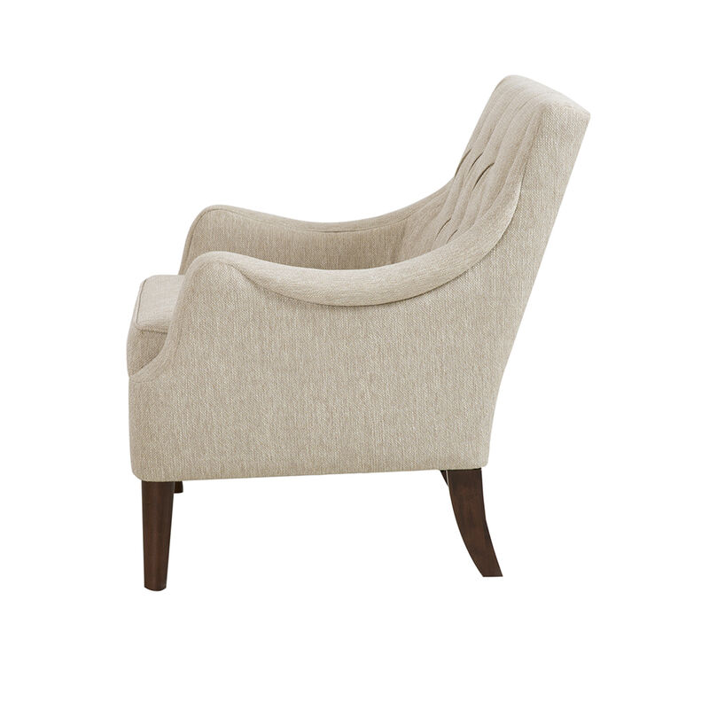 Gracie Mills Gibson Classic Comfort Button Tufted Accent Chair