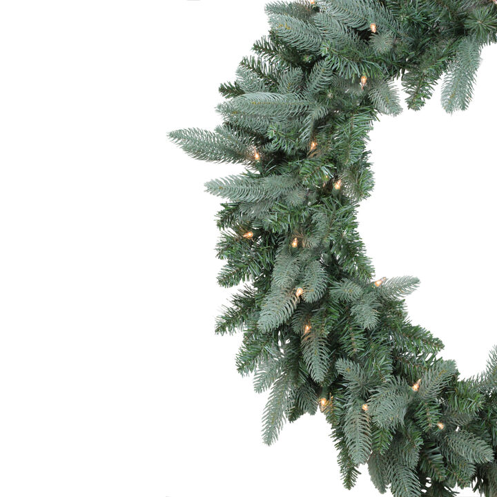 Pre-Lit Washington Frasier Fir Artificial Christmas Wreath  48 inch - Clear Lights
