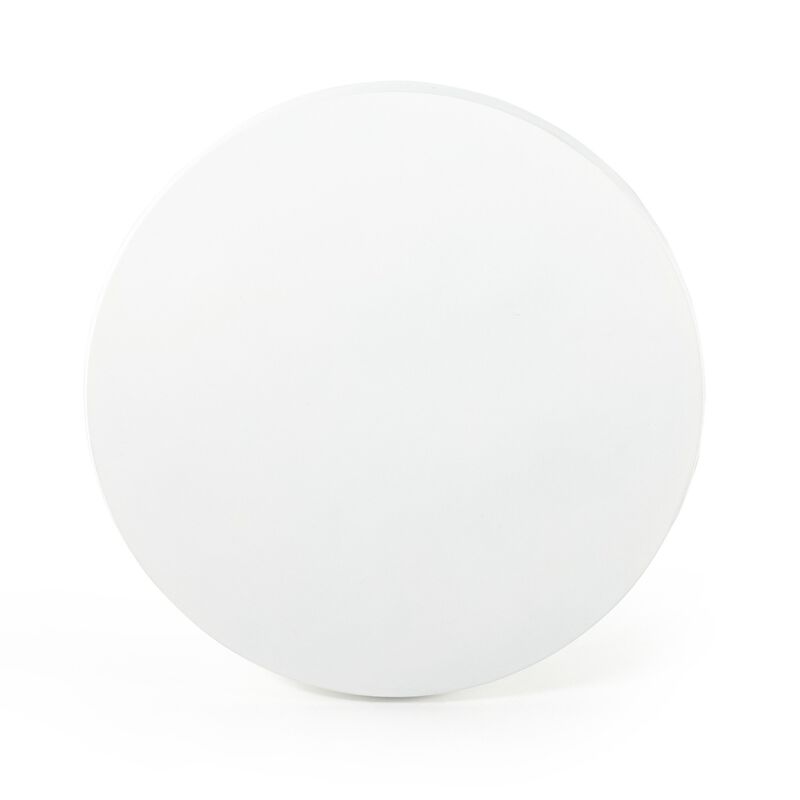 Basil Outdoor End Table - Matte White