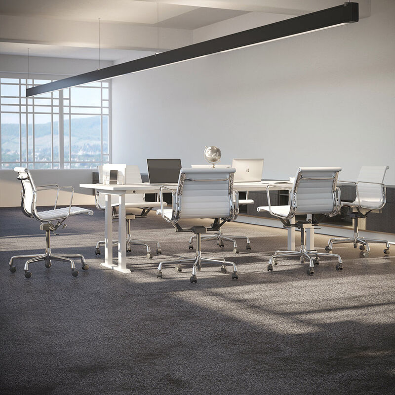 Desky Quad Sit Stand Desk Frame image number 4
