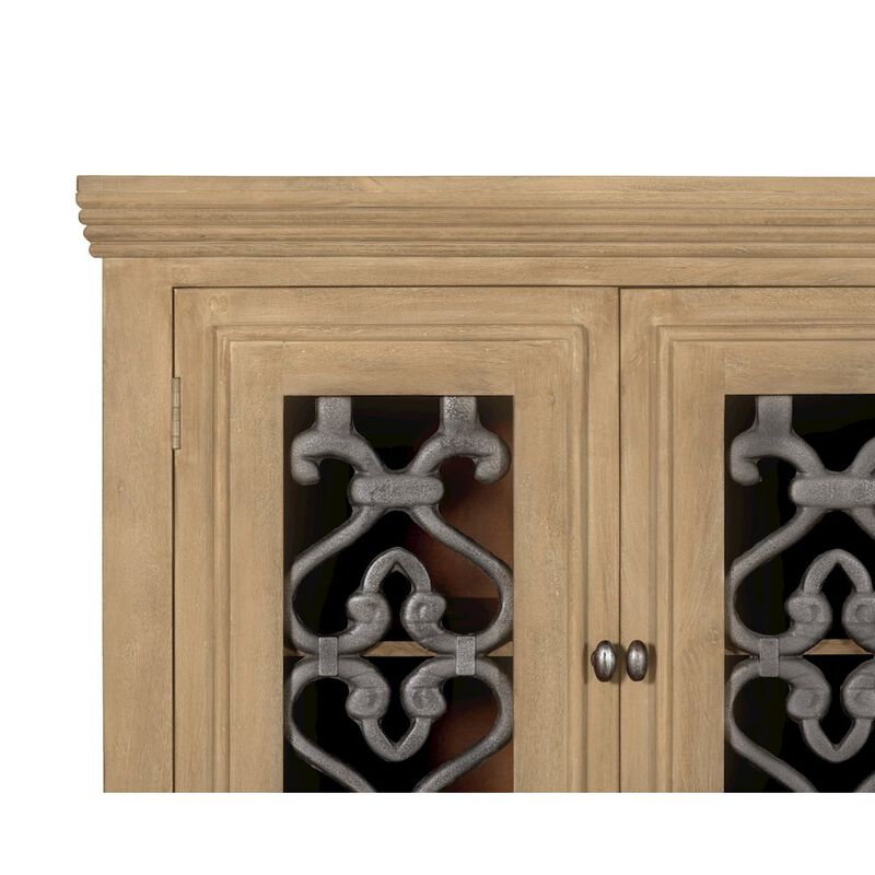Alex Hamilton Hearst Sideboard 4-Door in Distressed Natural