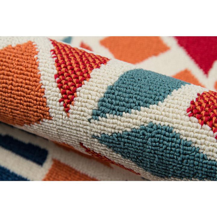 Momeni Contemporary Rectangle Area Rug, Multi, 1'8 X 3'7