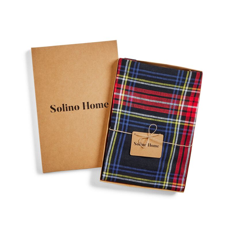 Solino Home 100% Pure Linen Apron - Linen Bib Apron