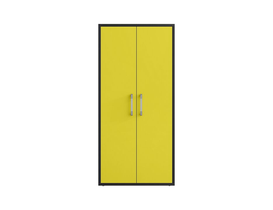 Eiffel Yellow Garage Cabinets (Set of 2)