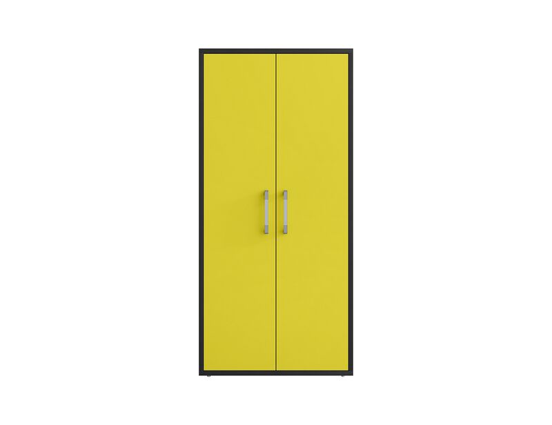 Eiffel Yellow Garage Cabinets (Set of 2)