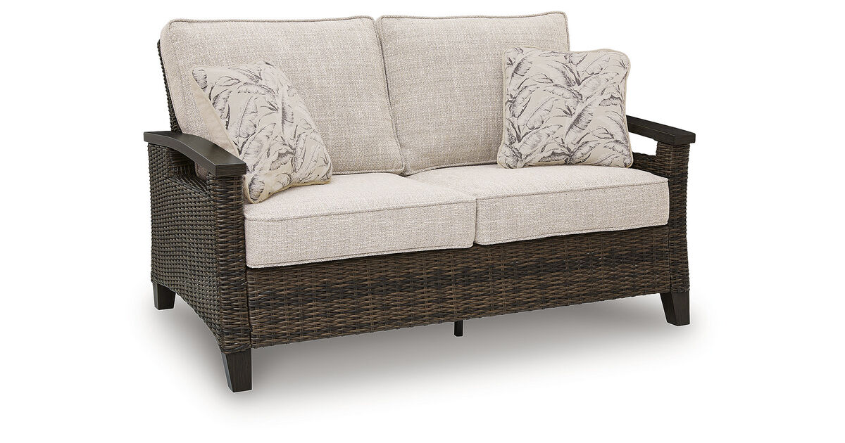 Drakes Beach Outdoor Loveseat with Cushion