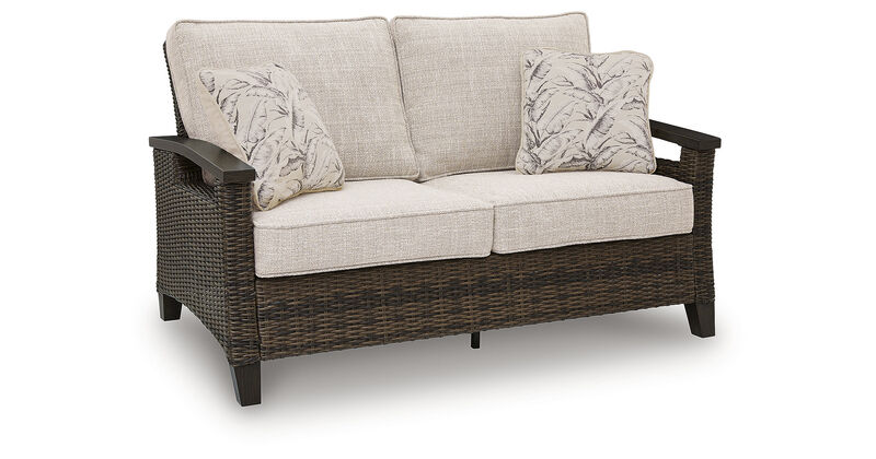 Drakes Beach Outdoor Loveseat with Cushion image number 0