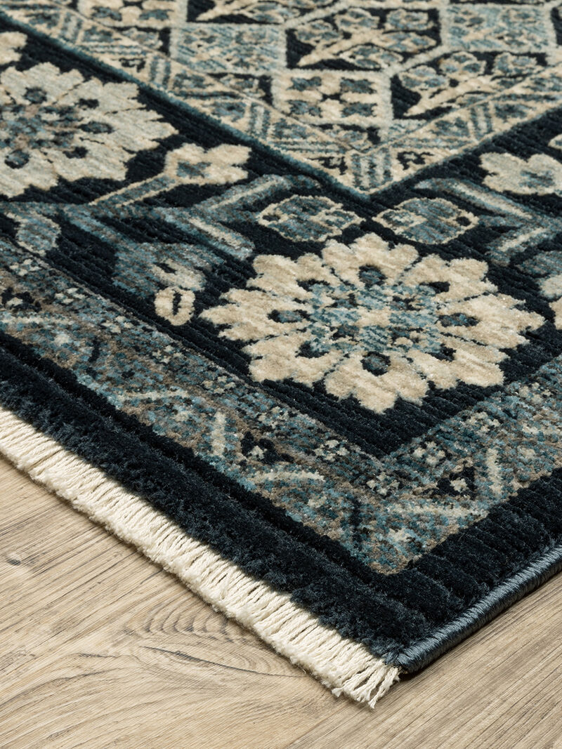 Capella 5'3" x 7'6" Blue Rug image number 1
