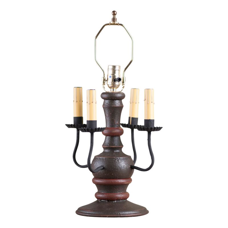 Cedar Creek Lamp Base In Espresso With Salem Brick image number 0