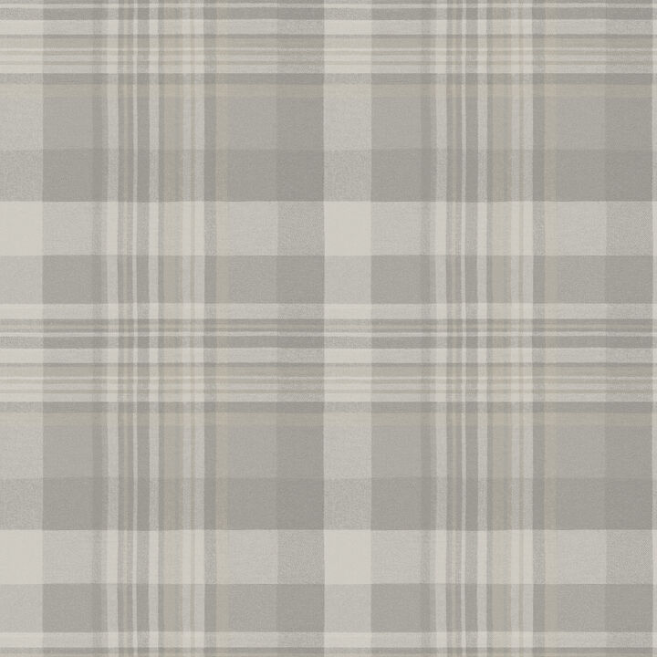Dutton Plaid Grey Wallpaper (Set of 2)