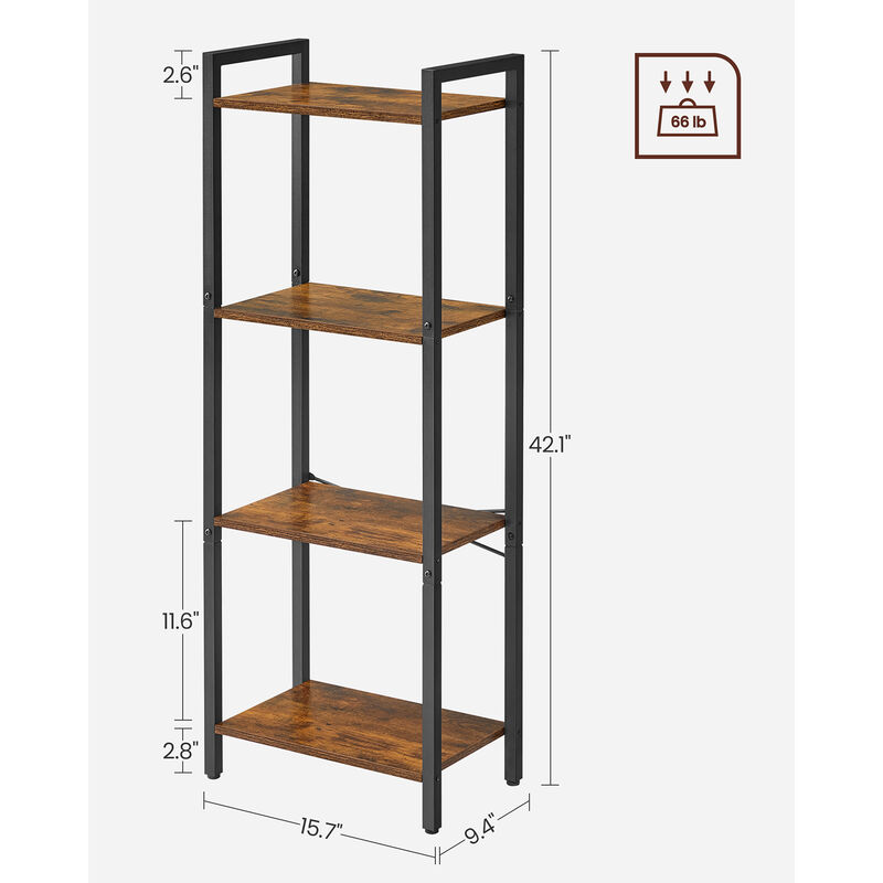 Slim and Stylish Bookshelf for Compact Living