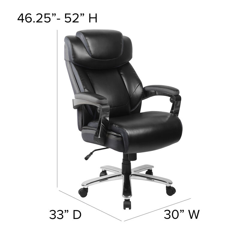 Brown 500LB High Back Chair image number 4