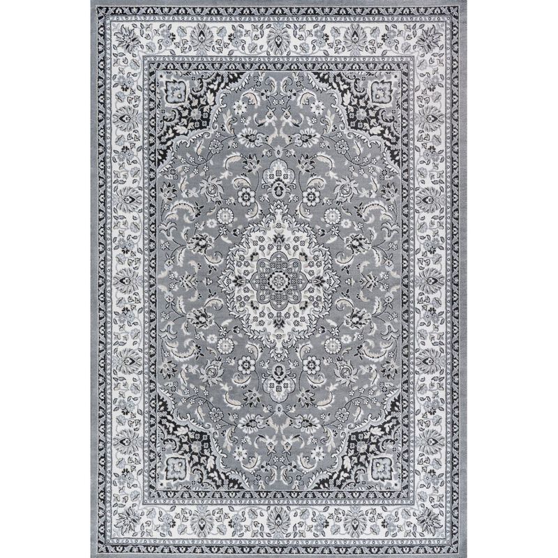 Palmette Modern Persian Floral Area Rug