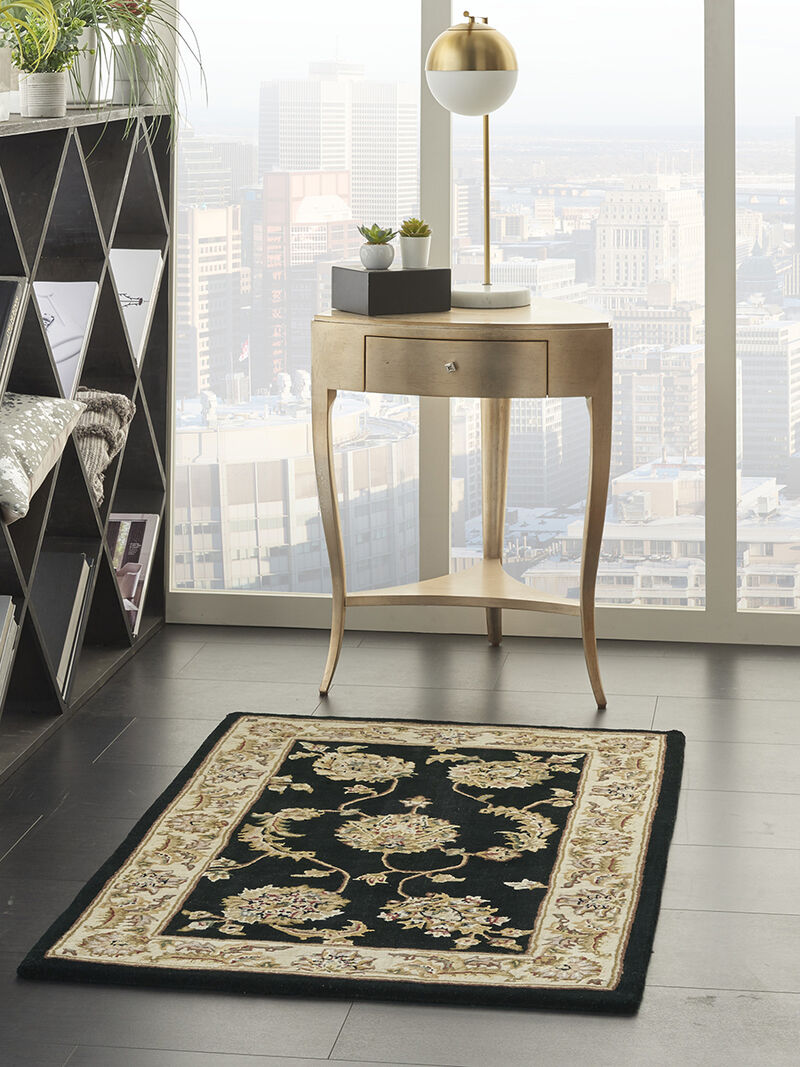 Nourison 2000 2022 Black 2'6" x 4'3" Rug image number 7