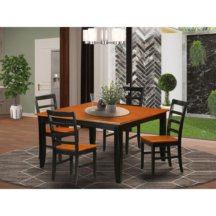5 PC Kitchen Table set-Dining Table and 4 Dining Chairs