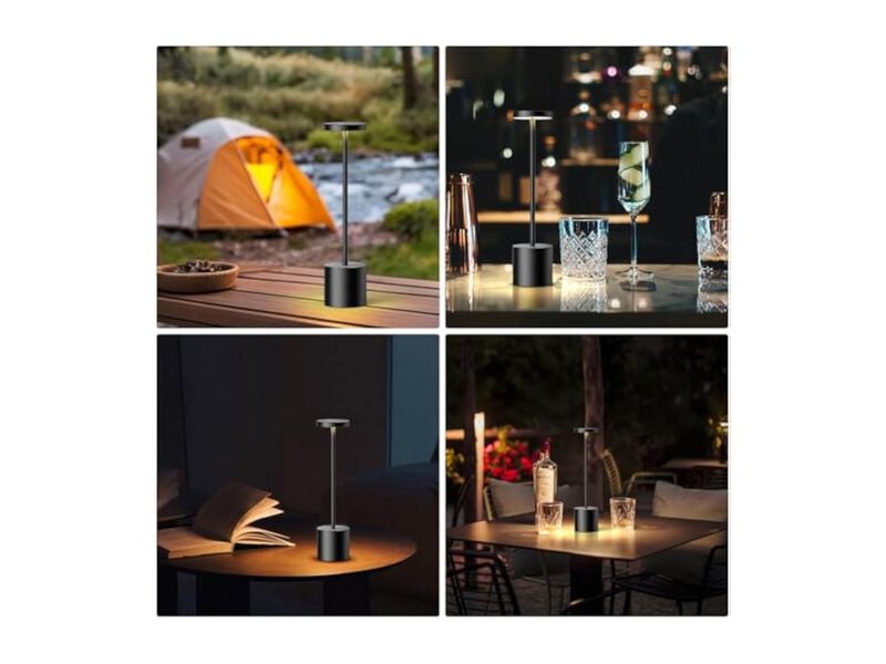 Rechargeable Cordless LED 2 Pack Home Decor Lights For Outdoor Restaurant image number 3