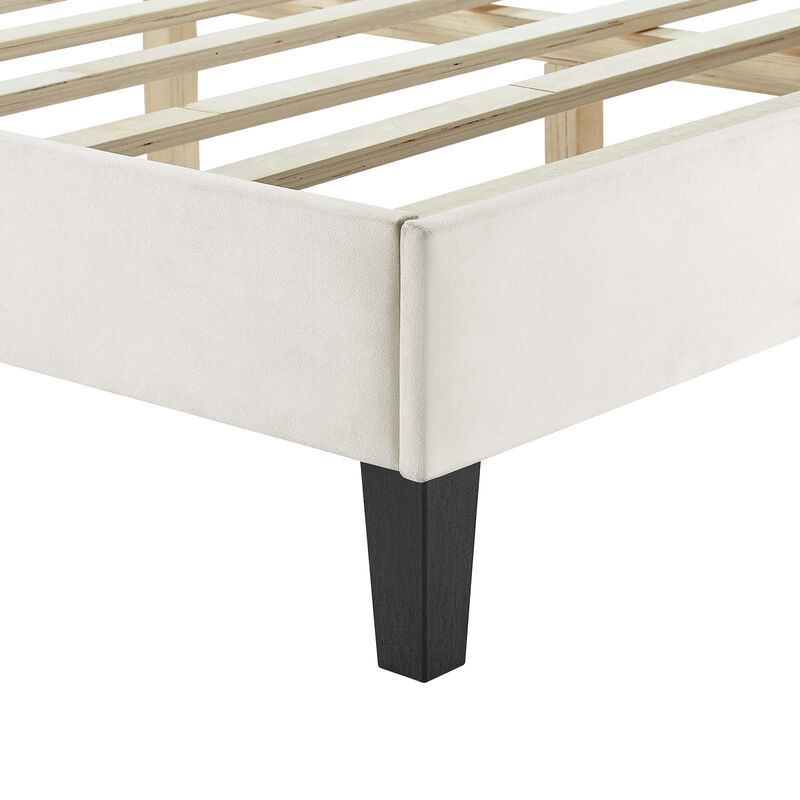 Modway - Zahra Channel Tufted Performance Velvet Full Platform Bed image number 5