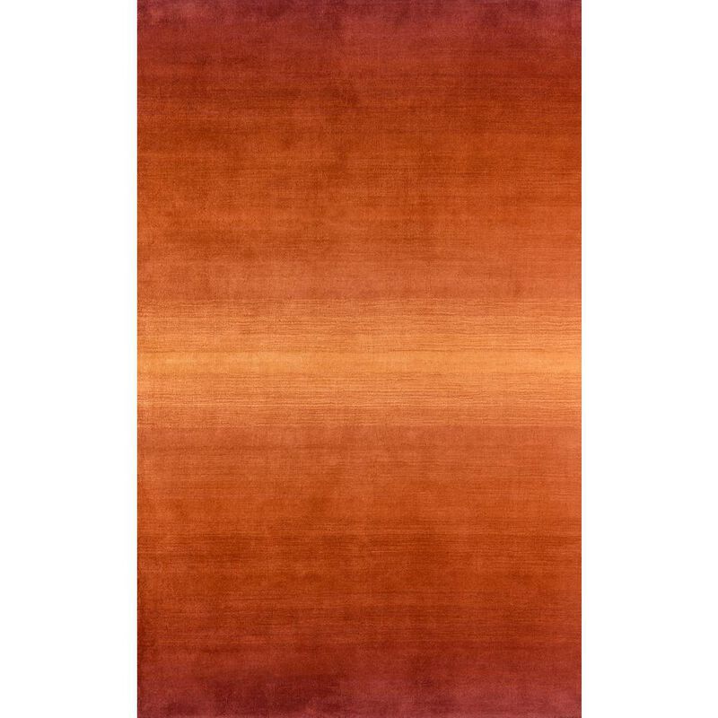 Momeni Contemporary Rectangle Area Rug, Paprika, 3'3 X 5'3