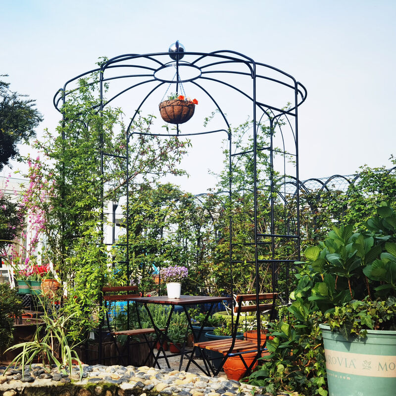Streamdale Birdcage Shaped Metal Garden Arch Gazebo image number 6