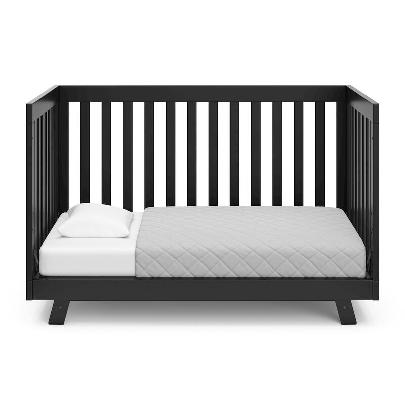 Storkcraft Beckett 3-in-1 Convertible Crib (Black)