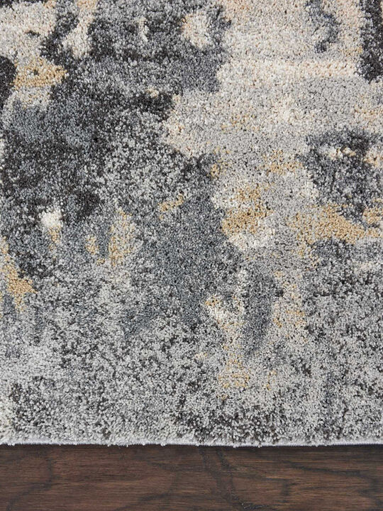 Fusion FSS10 Gray 4' x 6' Rug