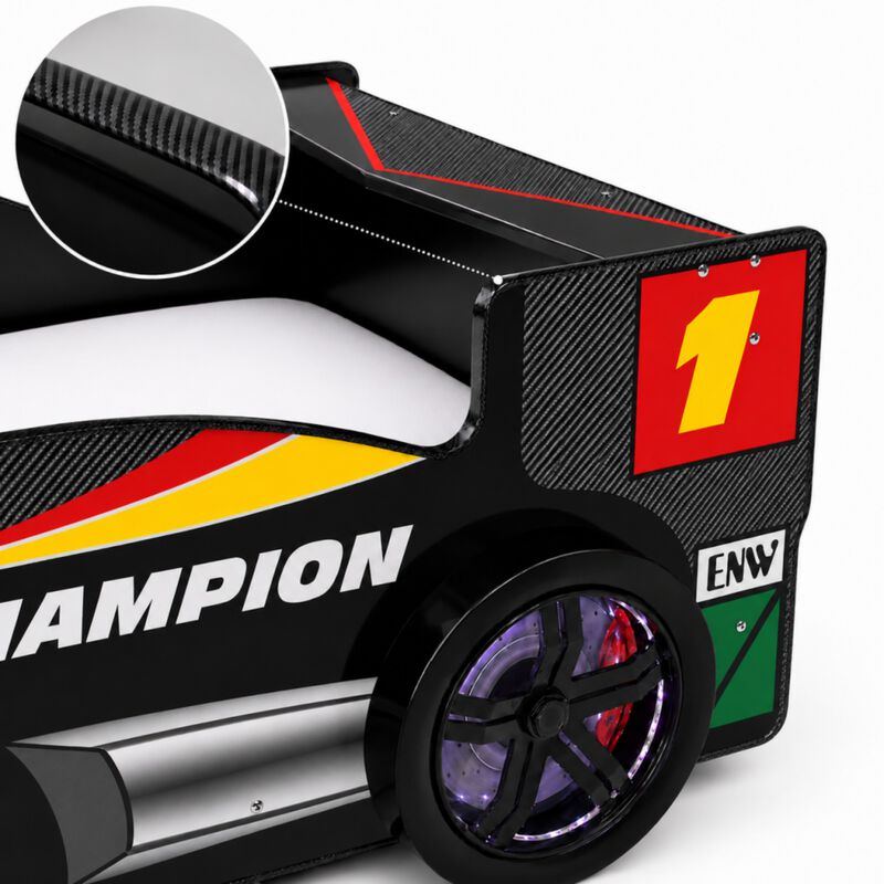 Murmus Kids Racing Car Bed Frame image number 7