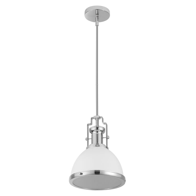 Homer Modern Industrial Iron LED Dome Pendant