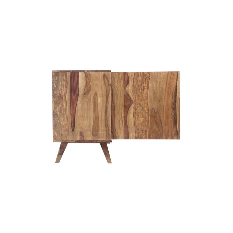 Porter Designs Fusion Solid Sheesham Wood Sideboard, Light Brown