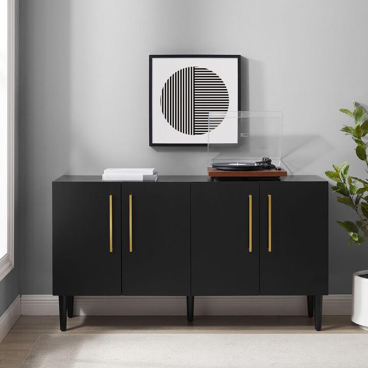 Crosley Furniture Everett Sideboard Matte Black