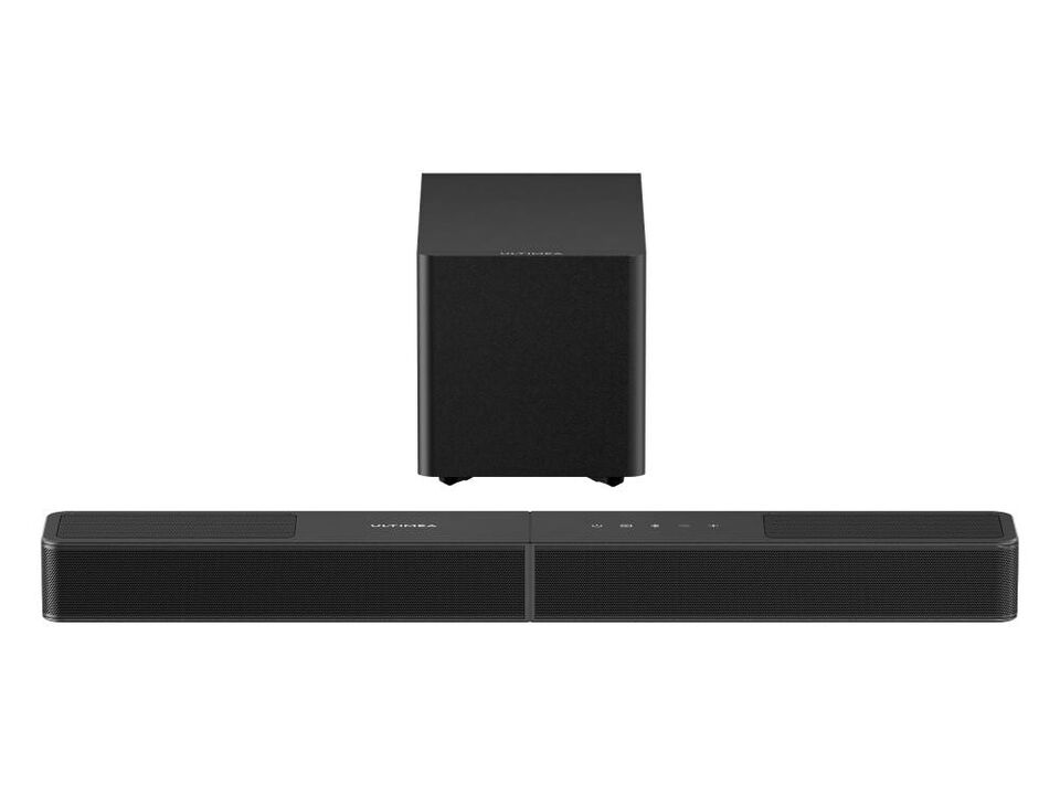 ULTIMEA Poseidon M70 3.1.2ch Dolby Atmos Sound Bar with Wireless Subwoofer,2 Up-Firing Drivers,312W Peak Power BassMX, HDMI eARC